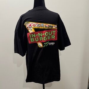 In-N-Out Burger Chain Black T-Shirt
